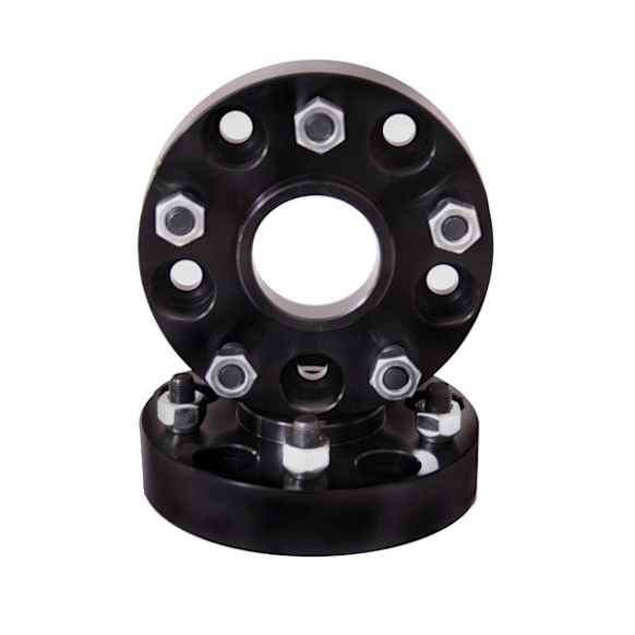 15201.09 Wheel Spacer - Powdercoated Black, Aluminum, Direct Fit, Set of 2