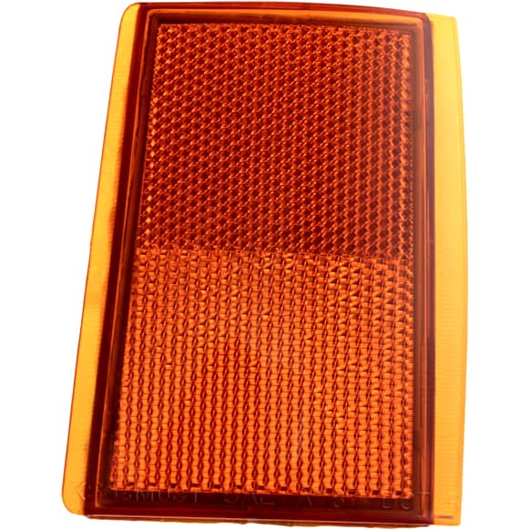 Front, Passenger Side, Upper Reflector, For Models with Dual Sealed Beam Composite Headlight, 2-Piece Upper