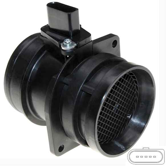 245-1281 Mass Air Flow Sensor, 2.0L, 4Cyl, With Housing