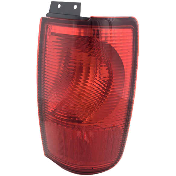 Passenger Side, Outer Tail Light, without Bulb, Halogen, Red Lens, Base Model, 8 Cyl., 5.4L Engine