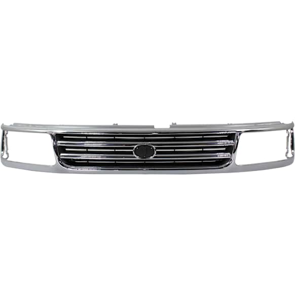 1998 Toyota T100 - Grille, Chrome Shell with Painted Black Insert