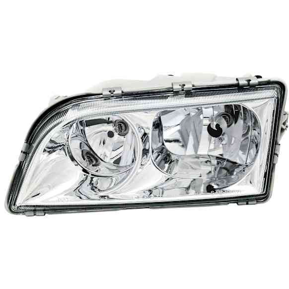 Driver Side Halogen Headlight, With bulb(s), OE Comparable Finish