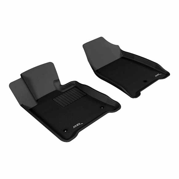L1AC00311509 Front Row KAGU All-Weather Custom Fit Series Molded Floor Liner, Black Made of Rubber