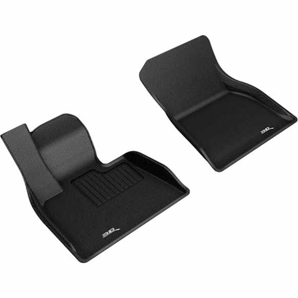 2021 BMW X7 - KAGU All-Weather Custom Fit Series, Front Row, Black, Molded Floor Liner, enginedesignationname: B58B30M0, FI, Turbocharged, GAS, Made of Rubber
