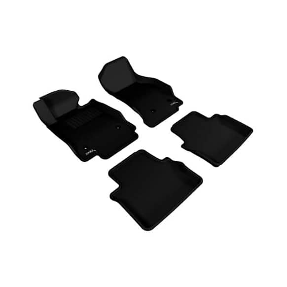 2015 Cadillac CTS - KAGU All-Weather Custom Fit Series, Front and Second Row, Black, Molded Floor Liner, enginedesignationname: LFX, Eng. VIN: 3, FI, Naturally Aspirated, FLEX, Sedan, RWD, Made of Rubber
