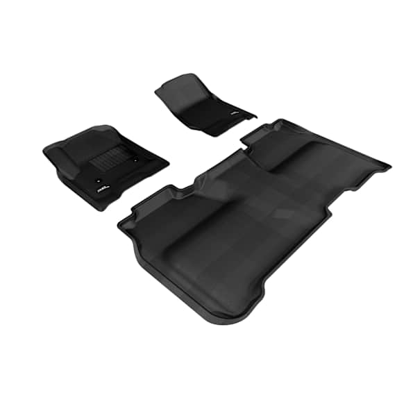 L1CH04001509 Front and Rear MAXpider KAGU Series Molded Floor Liner, Black Made of Rubber