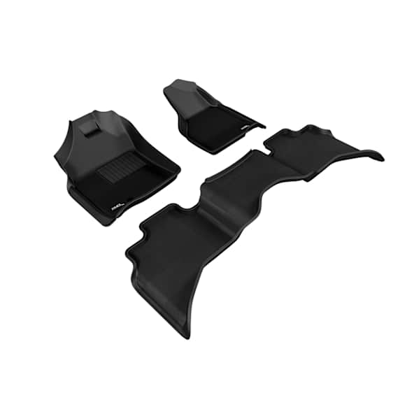 L1DG01801509 Front and Rear MAXpider KAGU Series Molded Floor Liner, Black Made of Rubber