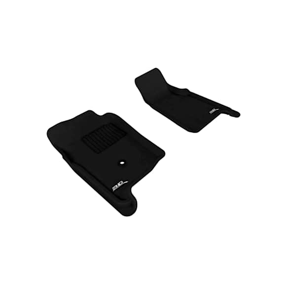 2000 Ford Ranger - KAGU Series, Black, Front Row, Molded Floor Liner, Eng. VIN: X, FI, Naturally Aspirated, GAS, Standard Cab Pickup, Made of Rubber