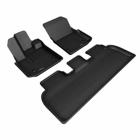 L1FS00101509 Front and Second Row MAXpider KAGU Series Molded Floor Liner, Black Made of Rubber