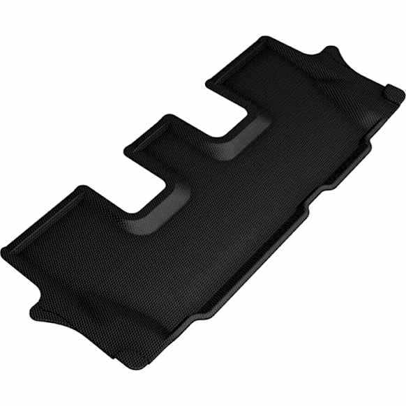 L1KA05231509 Third Row KAGU All-Weather Custom Fit Series Molded Floor Liner, Black Made of Rubber