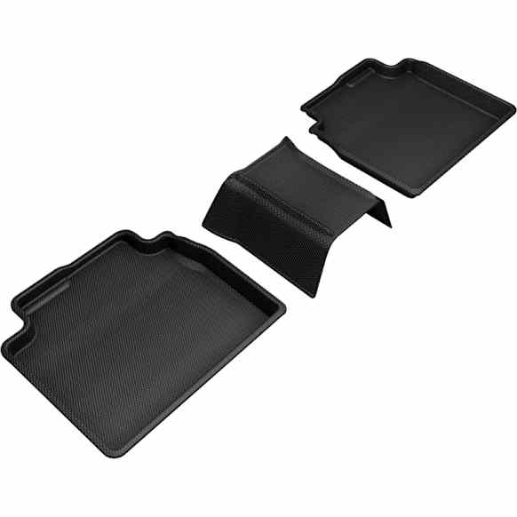 2020 Toyota Avalon - KAGU All-Weather Custom Fit Series, Second Row, Black, Molded Floor Liner, enginedesignationname: A25A-FXS, FI, Naturally Aspirated, ELECTRIC/GAS, Made of Rubber