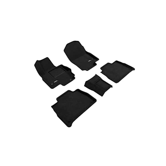 2022 Mercedes Benz GLE450 - ELEGANT Series, Black, Front and Second Row, Molded Floor Liner, Sport Utility, Made of Rubber