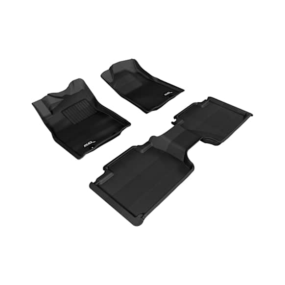 L1TY09101509 Front and Rear MAXpider KAGU Series Molded Floor Liner, Black Made of Rubber