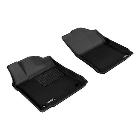 L1TY13011509 Front Row KAGU All-Weather Custom Fit Series Molded Floor Liner, Black Made of Rubber