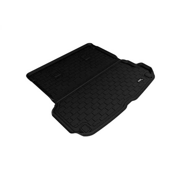 2020 Audi Q7 - Cargo Mat, Black, Molded Cargo Liner, enginedesignationname: DCBD, FI, Turbocharged, ELECTRIC/GAS, Stowable; Behind 2nd Row Seat, Made of Rubber