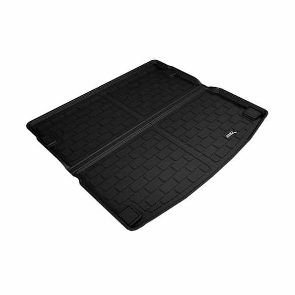 2019 Audi Q5 - Cargo Mat, Black, Molded Cargo Liner, enginedesignationname: DJYA, FI, Turbocharged, GAS, Cross Fold, Not Fit Plug-In Hybrid, Made of Rubber
