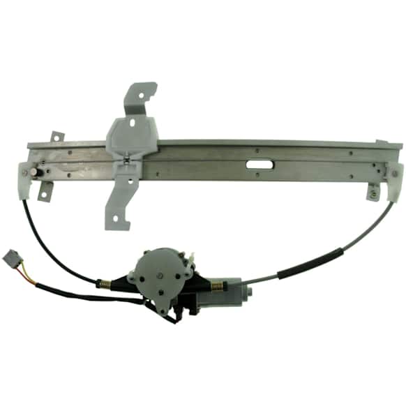 1993 Lincoln Town Car - Front, Passenger Side Window Motor, With Cable Slide Block At Top Of Rail Option, OE Replacement Series