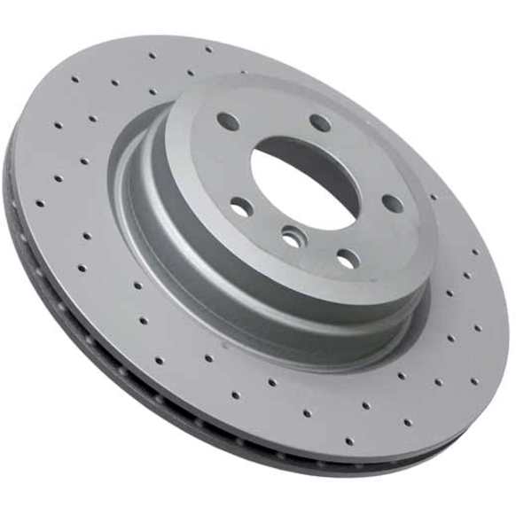 2006 BMW 330i - Rear, Driver or Passenger Side Brake Disc, Cross-Drilled, 336 mm, RWD