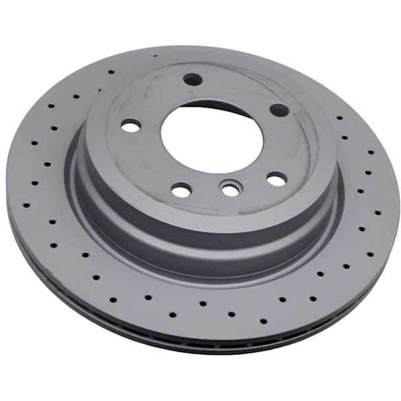 2013 BMW 328i - Rear, Driver or Passenger Side Brake Disc, Cross-Drilled, 300 mm, RWD, Convertible