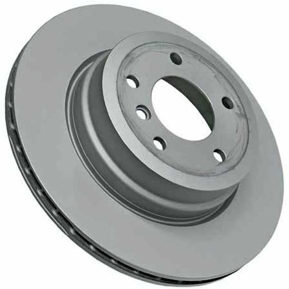 2013 BMW 135i - Rear, Driver or Passenger Side Brake Disc, Plain Surface, Vented, 324 mm, Zimmermann Coated OE Replacement