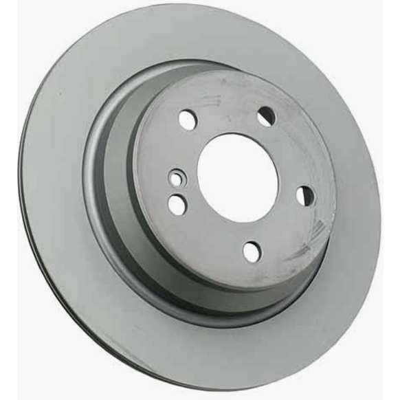 2006 Mercedes Benz S350 - Rear, Driver or Passenger Side Brake Disc, Plain Surface, Solid, 300 mm, RWD, Zimmermann Coated OE Replacement