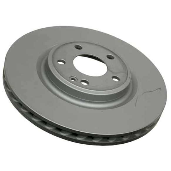 2015 Mercedes Benz CLA250 - Front, Driver or Passenger Side Brake Disc, Plain Surface, Vented, 320 mm, FWD,  Not for cars with AMG Sport Package, Sport Package, Sport Brake Retrofit, or Sport Edition (Code 950, 951, 952, 660, or P84)., Zimmermann Coated OE Replacement