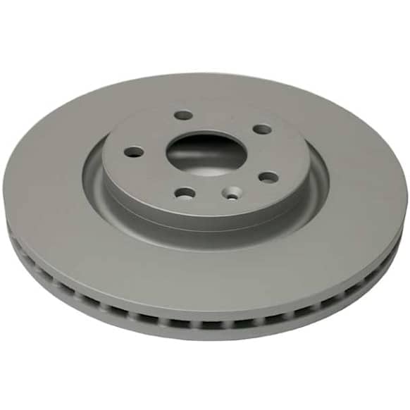 2011 Saab 9-5 - Front, Driver or Passenger Side Brake Disc, Plain Surface, Vented, 337 mm, FWD,  For cars with 337 mm (13.3") Brake Disc., Zimmermann Coated OE Replacement