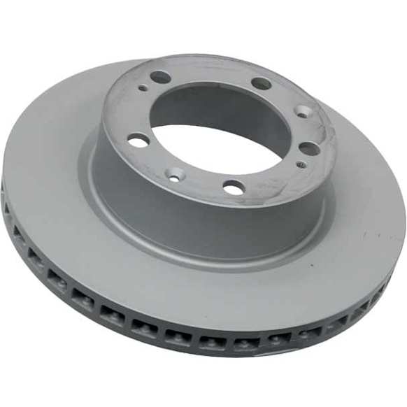 1991 Porsche 911 - Front, Driver or Passenger Side Brake Disc, Plain Surface, Vented, 298 mm, RWD, Zimmermann Coated OE Replacement