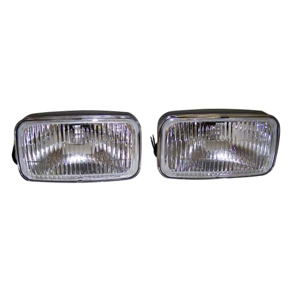 4713582K Front, Driver and Passenger Side Halogen Fog Light, With bulb(s)