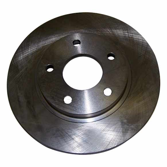 5105513AA Rear, Driver or Passenger Side Brake Disc, Natural Finish, Plain Surface