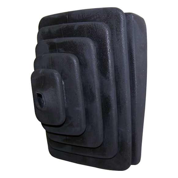 53004433 Shift Boot - Black, Rubber, Direct Fit, Sold Individually