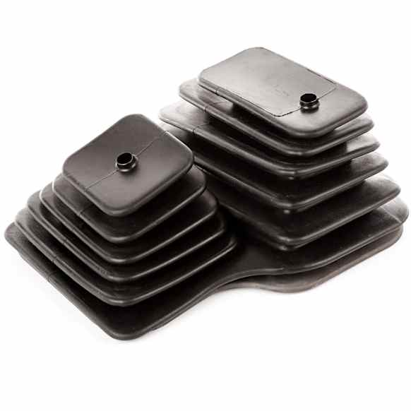53004539 Shift Boot - Black, Steel and Rubber, Direct Fit, Sold Individually