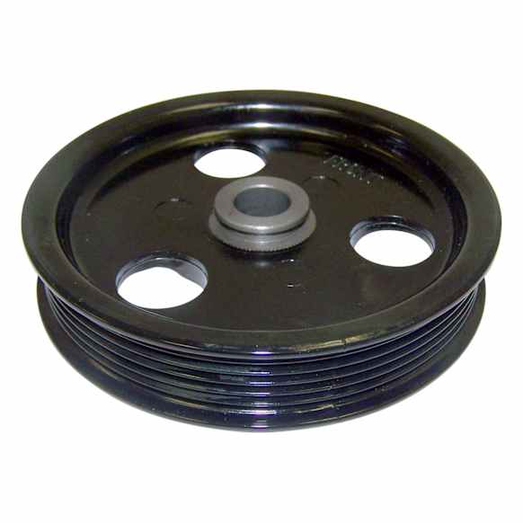 2002 Dodge Dakota - Power Steering Pump Pulley, Power Steering, 3 In., 6 Grooves, Black, Metal