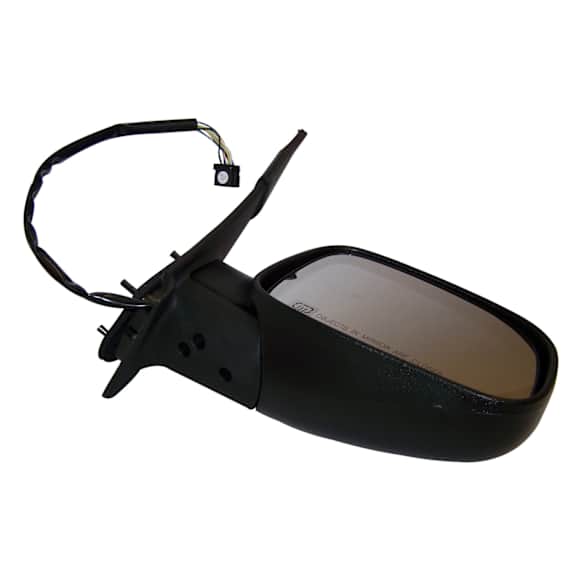 55155230AB Passenger Side Mirror, Power Adjust, Heated, Manual Folding, Black, No Signal Light, With Memory, No Puddle Light, No Auto-Dimming, No Blind Spot Feature