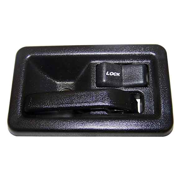 55176476AB Front, Passenger Side Black Interior Door Handle, With Door Lock Hole