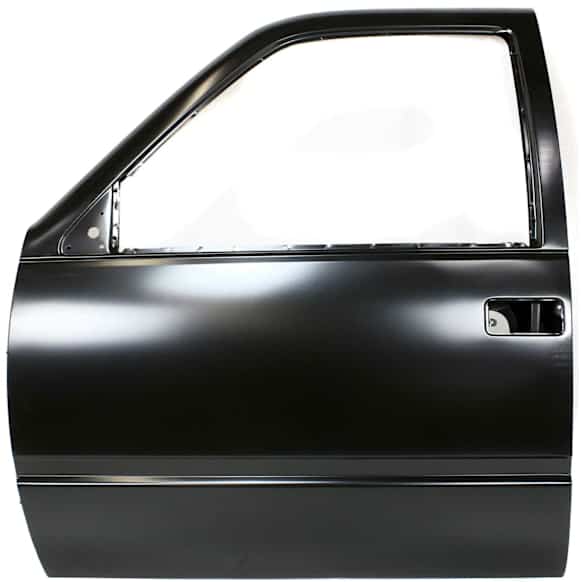 Front, Driver Side Door Shell, With Molding Provision, Holes For Door Handle and Mirror