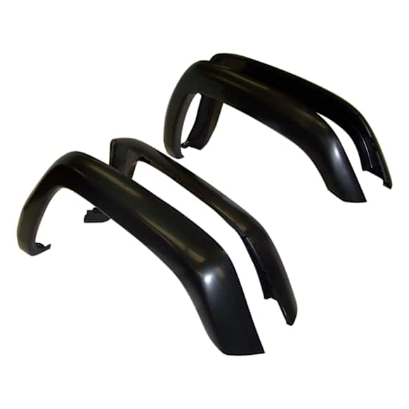 1997 Jeep Cherokee - Front and Rear, Driver and Passenger Side, Fender Flares, Black