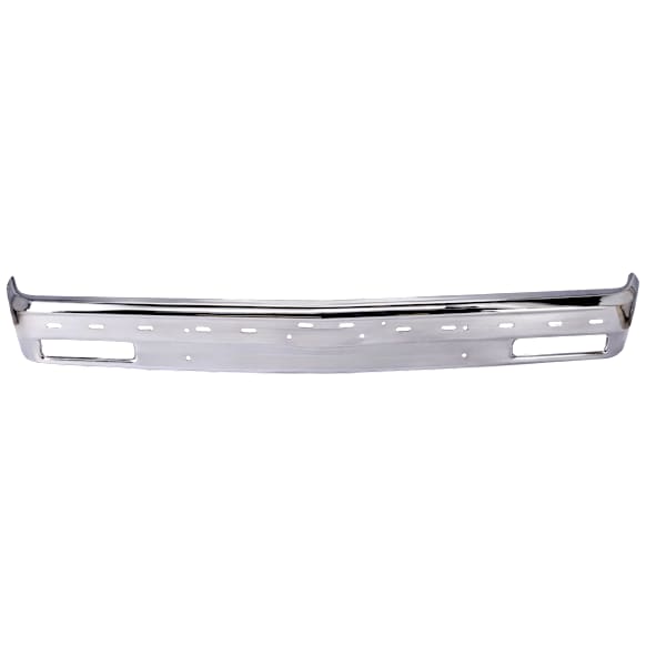 Front Bumper, Chrome, With Molding Holes, Without Mounting Brackets