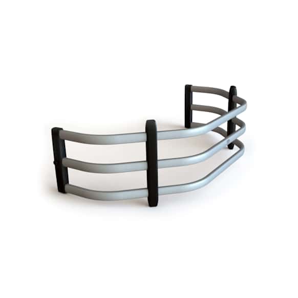 74803-00A Bed Extender - Powdercoated Silver, Aluminum, Direct Fit, Sold individually