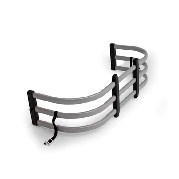 74814-00A Bed Extender - Powdercoated Silver, Aluminum, Direct Fit, Sold individually
