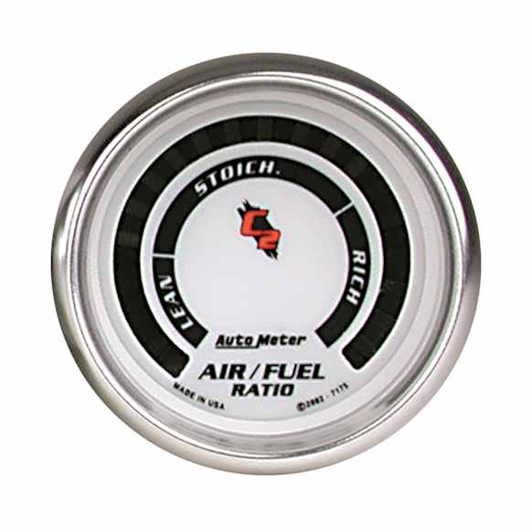 7175 C2 Series Gauge, Air/Fuel Ratio-Narrowband, 2 1/16in. Lean-Rich, Led Array.