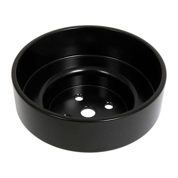19418445 GM Original Equipment Series Water Pump Pulley - Black, Steel, Sold Individually