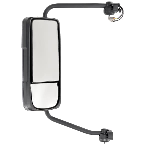 Driver Side Mirror, Power Adjust, Heated, Paintable, With CB Cable