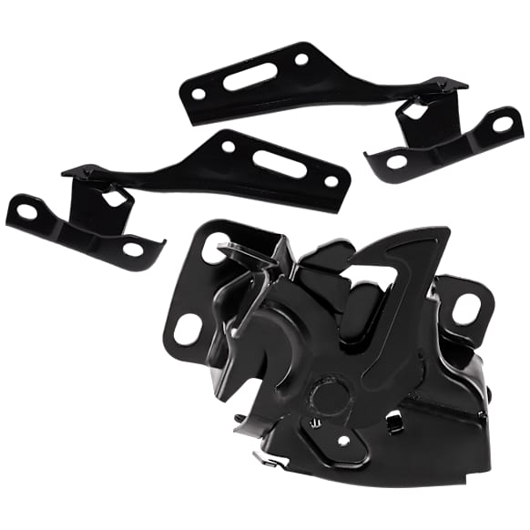 3-Piece Kit Hood Latch, Includes (2) Hood Hinge and (1) Hood Latch