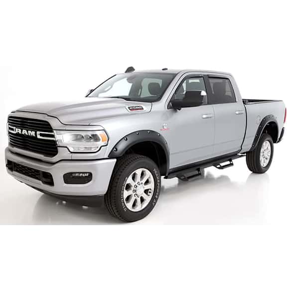 50930-02 Front and Rear, Driver and Passenger Side Fender Flares, Black Pocket Style Series