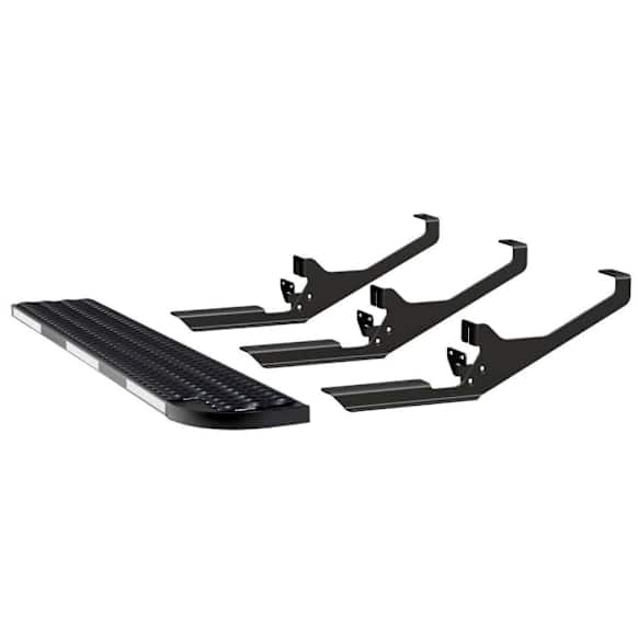 495154-401800-0 Rear, Passenger Side Bumper, Black, 54 In. Lift
