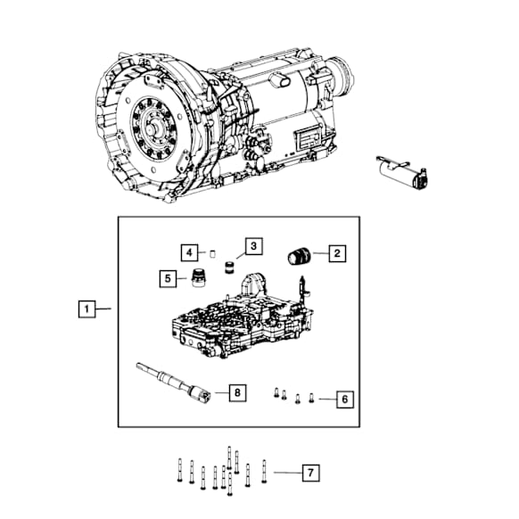 52854752AA Direct Fit Automatic Transmission Fluid Hose