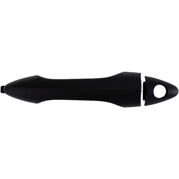 96616 Front, Driver Side Black Exterior Door Handle, With Key Hole, Help Series