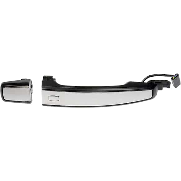 96662 Front, Passenger Side Chrome Exterior Door Handle, Without Key Hole, Help Series