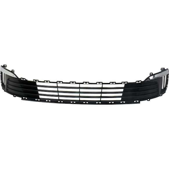 Sedan Front Bumper Grille, Black